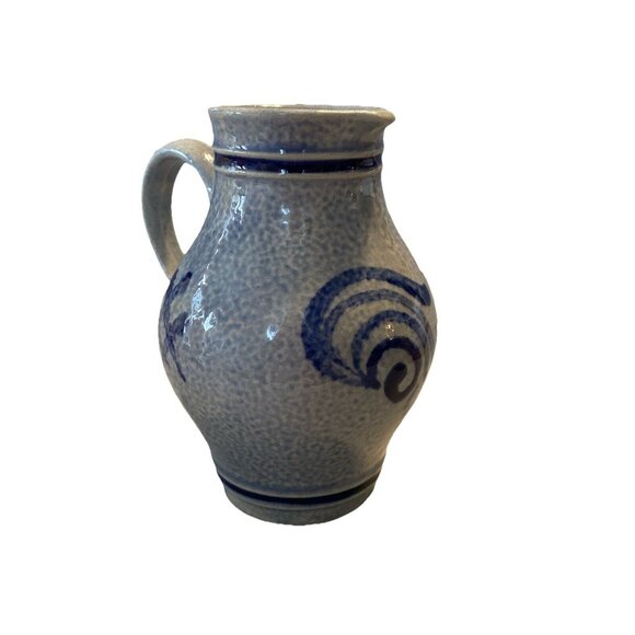 Vintage Salt Glaze Wine Pitcher Vase Jug .25L Made in Germany by Marzi & Remy 5” - Picture 1 of 8